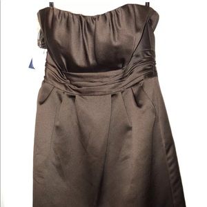 Brown cocktail dress size 10